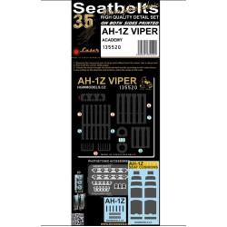 Hgw 135520 1/35 Textile Belts Designed For The Ah-1z Viper - Tracks Cushions