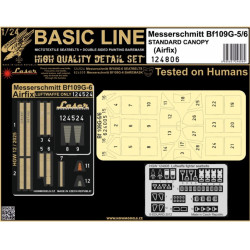 Hgw 124806 1/24 Bf109g-5/6 - Basic Line Recommended For Airfix