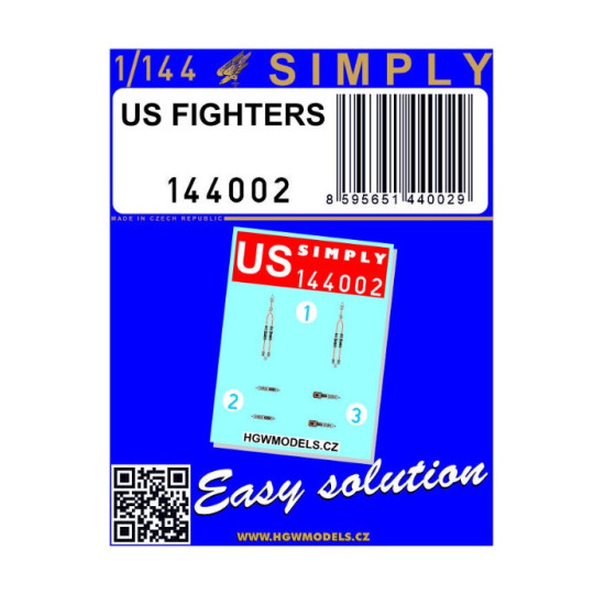 Hgw 144002 1/144 Us Fighters - Seatbelts Aircraft Accessories