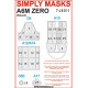 Hgw 748011 1/48 A6m Zero - Simply Masks Designed For Eduard
