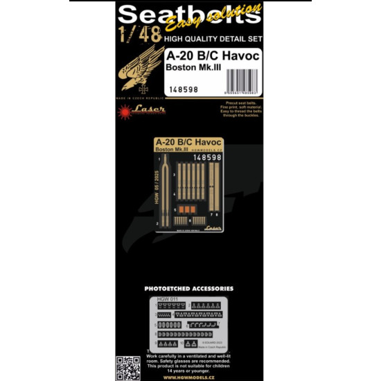 Hgw 148598 1/48 A-20 Havoc - Tracks Textile Belts