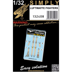 Hgw 132408 1/32 Luftwaffe Fighters - Seatbelts Aircraft Accessories