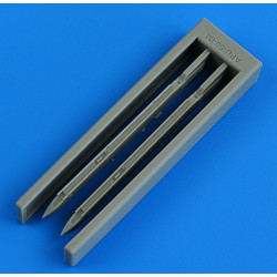 Quickboost 49201 1/48 Su-25 Frogfoot Apu-60-im Missile Adapters For Zvezda