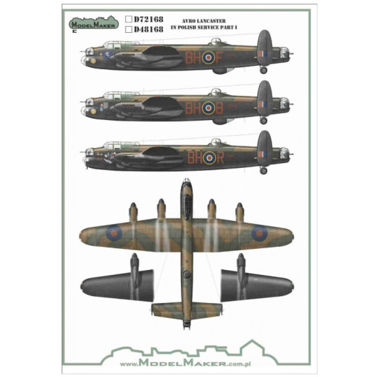 Model Maker Sd32168 1/32 Avro Lancaster In Polish Service Part I