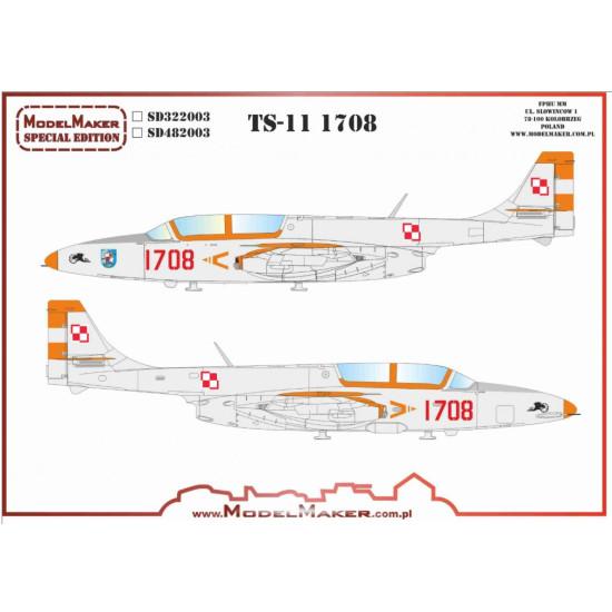 Model Maker Sd322003 1/32 Ts-11 Iskra 1917 Decal For Aircraft