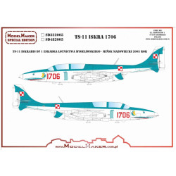 Model Maker Sd322005 1/32 Ts-11 Iskra 1706 Decal For Aircraft