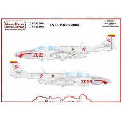 Model Maker Sd322008 1/32 Ts-11 Iskra 2003 Decal For Aircraft
