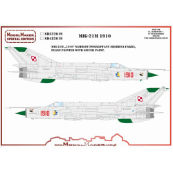 Model Maker Sd322019 1/32 Mig-21m 1910 Decal For Aircraft