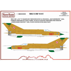 Model Maker Sd322020 1/32 Mig-21mf 9107 Decal For Aircraft