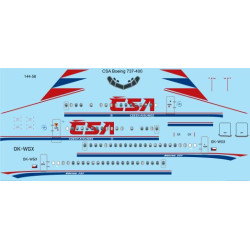 26decals 144-58 1/144 Csa Boeing 737-400 Laser Decal