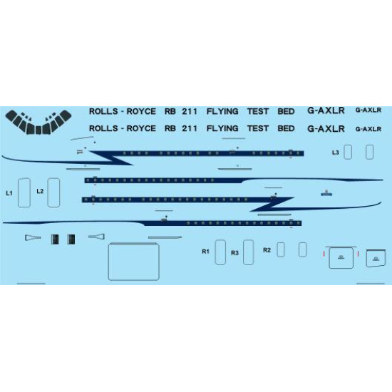 26decals 144-90 1/144 Rolls Royce Vc10 Laser Decal For Aircraft