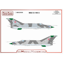 Model Maker Sd322030 1/32 Mig-21mf 9011 Decal For Aircraft