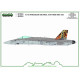 Model Maker Sd32204 1/32 F/A-18c Switzerland Air Force Nato Tiger Meet 2023 Decal For Aircraft