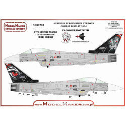 Model Maker Sd32231 1/32 Austrian Eurofighter Typhoon Combat Display 2024 Decal For Aircraft
