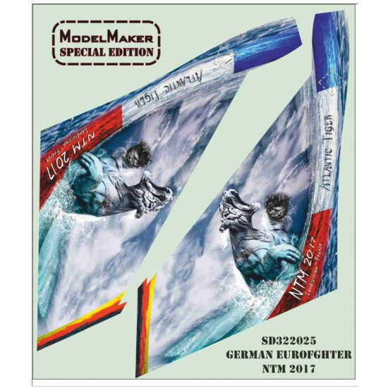 Model Maker Sd32233 1/32 German Eurofighter Nato Tiger Meet 2017 Decal For Aircraft