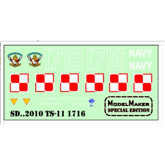 Model Maker Sd482010 1/48 Ts-11 Iskra 1716 Decal For Aircraft