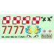 Model Maker Sd482022 1/48 Mig-29 77 Pkw 1 Decal For Aircraft