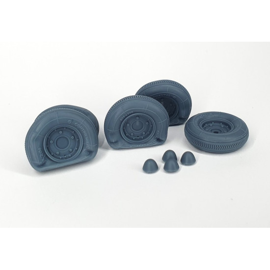 Pimp My Miniatures Afvs35-278 1/35 Vw Kubelwagen Ballon Road Wheels Flat Tires Type 1