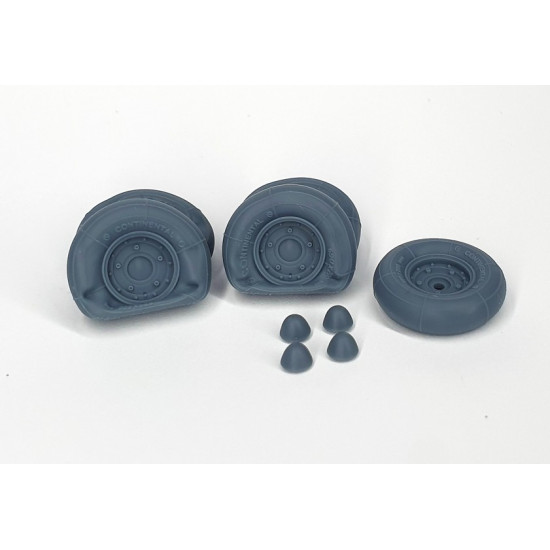 Pimp My Miniatures Afvs35-279 1/35 Vw Kubelwagen Ballon Road Wheels Flat Tires Type 2