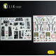 Kelik K32049 1/32 F-4d - Interior 3d Decals For Tamiya Kit
