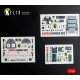 Kelik K48151 1/48 Harrier Gr3 - Interior 3d Decals For Kinetic Kit