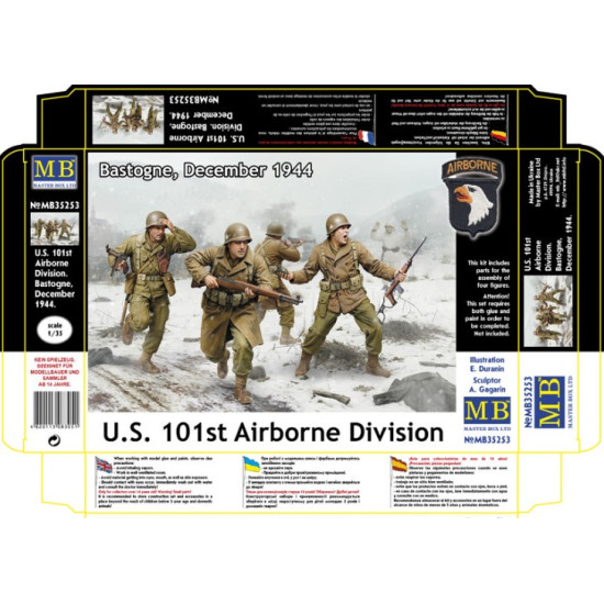 Master Box 35253 1/35 U S 101st Airborne Division Bastogne December 1944