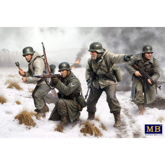 Master Box 35254 1/35 German Infantry Bastogne 1944 Wwii Era