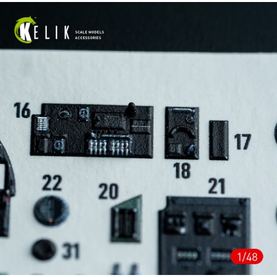 Kelik K48162 1/48 Hampden B Mk 1 - Interior 3d Decals For Icm Kit