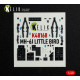 Kelik K48168 1/48 Mh-6j Little Bird - Interior 3d Decals For Icm Kit