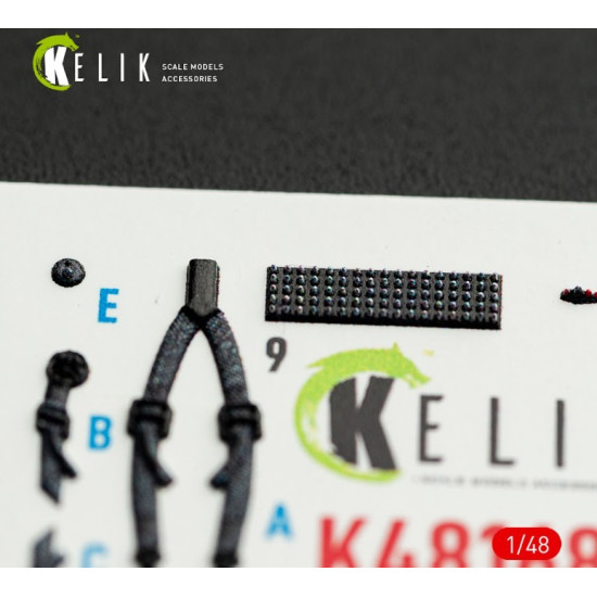 Kelik K48168 1/48 Mh-6j Little Bird - Interior 3d Decals For Icm Kit