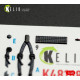 Kelik K48168 1/48 Mh-6j Little Bird - Interior 3d Decals For Icm Kit