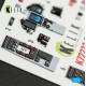 Kelik K72233 1/72 Chinese J-10b - Interior 3d Decals For Trumpeter Kit