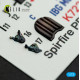 Kelik K72237 1/72 Spitfire Pr A/B/E Types - Interior 3d Decals For Ibg Models Kit