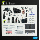 Kelik K72238 1/72 Mi-35/24 - Interior 3d Decals For Italeri Kit