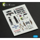 Kelik K72239 1/72 F-104j - Interior 3d Decals For Fine Molds Kit