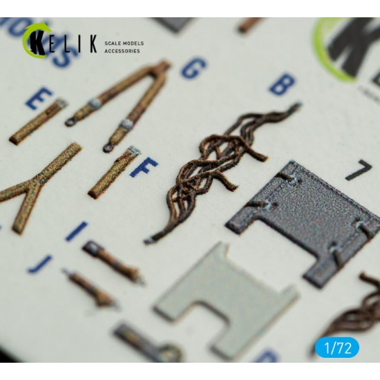 Kelik K72239 1/72 F-104j - Interior 3d Decals For Fine Molds Kit