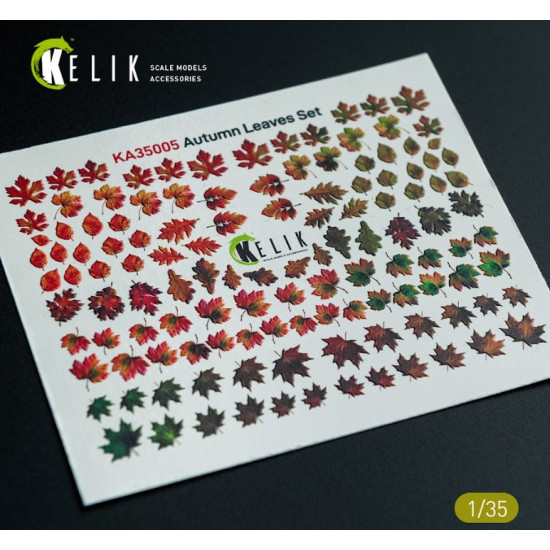 Kelik Ka35005 1/35 Autumn Leaves Set 1 Decal For Dioramas