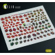 Kelik Ka35005 1/35 Autumn Leaves Set 1 Decal For Dioramas