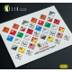 Kelik Ka35009 1/35 Adr Plates Set Type 1 Decal For Models