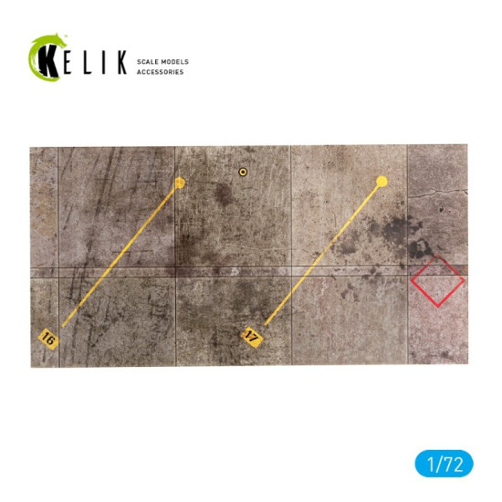 Kelik Ks72115 1/72 Eggebek Air Base Acrylic 3 Mm 180 / 357 Mm 210 G