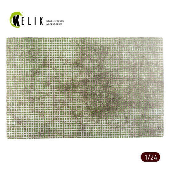 Kelik Ks24016 1/24 Parking Grid Grass Base Acrylic 3 Mm 280/180 Mm 170g