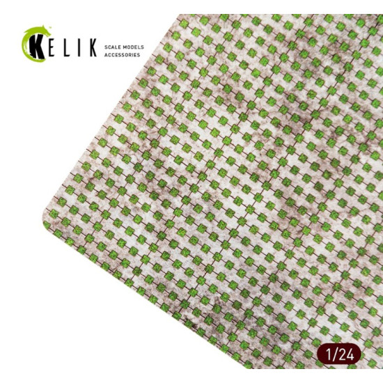 Kelik Ks24016 1/24 Parking Grid Grass Base Acrylic 3 Mm 280/180 Mm 170g