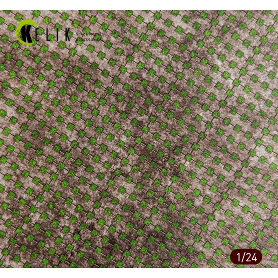 Kelik Ks24016 1/24 Parking Grid Grass Base Acrylic 3 Mm 280/180 Mm 170g