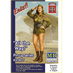Master Box 24087 1/24 All The Way Pin-up Series Kit 7 Figures Model Kit