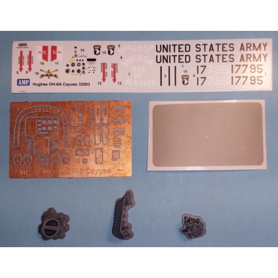 Amp 32-003 1/32 Hughes Oh-6 Loach American Light Observation Helicopter