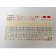 Foxbot 72-083 1/72 Foxbot Decals Republic P-47 Thunderbolt Stencils