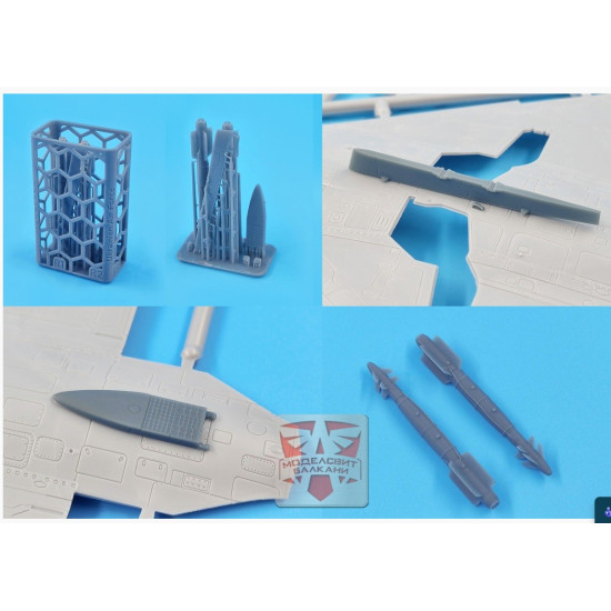 Modelsvit 72080 1/72 Mirage 2000 Ukrainian Air Force 3d Plastic Model Kit