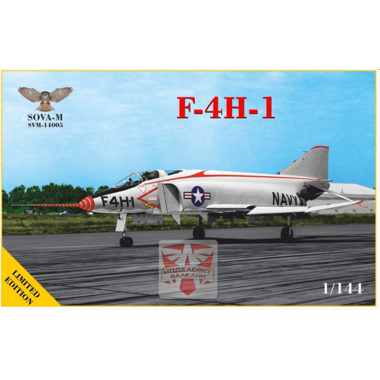 Sova Model 14005 1/144 F4h-1 Phantom Plastic Model Kit
