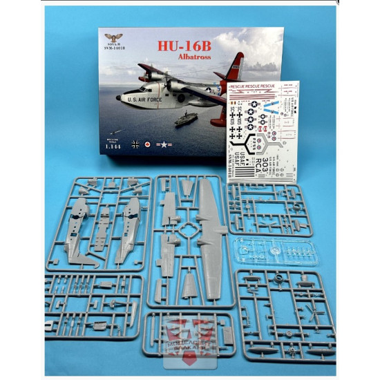Sova Model 14018 1/144 Hu-16b Albatross Usa Canada Deutschland Plastic Model Kit