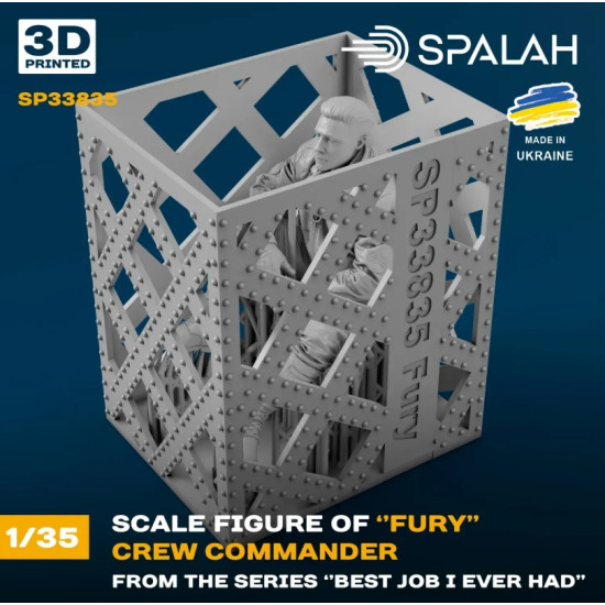 Spalah Sp33835 1/35 Crew Commander Of Fury From The Series Best Job I Ever Had